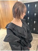 千葉駅/オリーブグレー/小顔/ココアベージュ