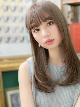 カバーヘア ブリス 大宮西口(COVER HAIR bliss) グレイアッシュレイヤーロングエアストレートA3大宮20代30代40代