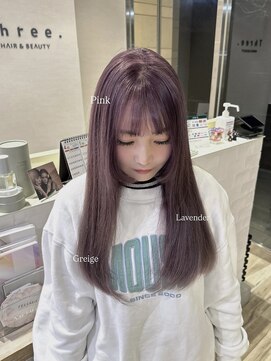 エレン 向ヶ丘遊園 登戸(ELEN) ブリーチ/ピンク/ラベンダー/ハイトーン