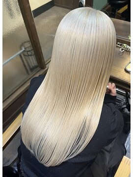 オールウェイズ(Always) ブリーチカラーホワイトブロンド/ULTOWA髪質改善トリートメント