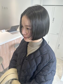 コール ネックス ザ サロン 表参道(COALL nex the salon) 【福島＃14】シークレットハイライトオリーブボブ 表参道 韓国