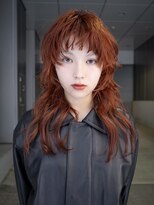 ギークス(GEEKS)&nbsp;【GEEKS渋谷】セミロングレイヤー/シャギーカット/春カラー/小顔