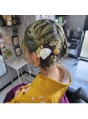 袴着付ヘアセット