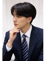 ヨシザワインク プレミアム 横浜 桜木町店(YOSHIZAWA Inc. PREMIUM) 爽やか刈り上げセンターパートビジネスマンスタイル