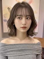 ノラ ギンザ(NORA GINZA)&nbsp;ボブパーマくびれミディアムパーマコテ巻き風デジタルパーマ銀座