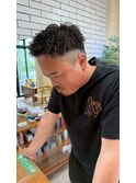 刈り上げ爽やかツーブロックシースルーマッシュスタイル20代30代