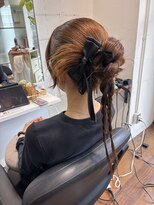 ヘアーアンドメイク ルシエル(hair&make Luxiel)&nbsp;トレンドY2K☆お団子マルチアレンジ