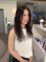 ローレンアオ(LOREN AO)&nbsp;ダークパープル/ナチュラルショート/ミルクブラウン/夏/矢場町