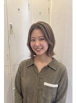 トレ(tre.)&nbsp;ハイライトが映える外ハネボブ
