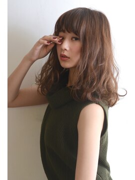 アダムスブォーノ(adamsbuono) 【adamsbuono】大人ウェーブセミロング ケイタ
