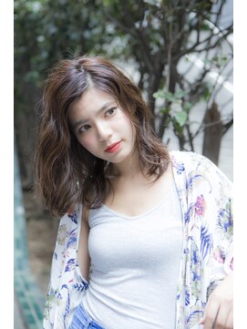 ミエル ヘア 新宿(miel hair) ゆるふわほつれウェーブ☆