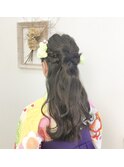 卒業式 袴ヘアアレンジ