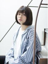 ティファ 銀座(Tiffa)&nbsp;前下がりひし形シルエット切りっぱなしボブエアリーショート