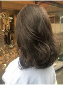 ( guest snap )ブリーチなしアッシュ系透明感カラー