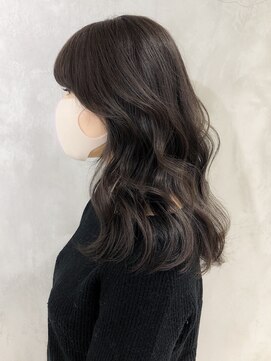 アイティーバイアルバム 藤沢店(IT by ALBUM) 透明感グレージュ_ショコラベージュボブルフ_ba364231