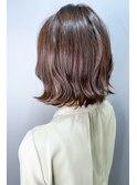 《knit銀座》大人可愛い20代30代40代ショートボブ丸み前下がり
