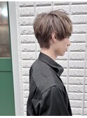 ミルクティグレージュ_マッシュショート