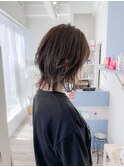 大人可愛いウルフレイヤー20代30代40代カーキブラウン