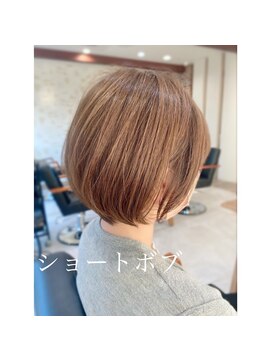 ヘアブロス(hair BROS) ショートボブ