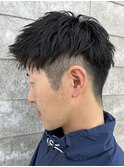 メンズマッシュパーマメンズショートニュアンスパーマ