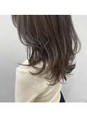 レイヤーロング/ブルーグレージュ/20代30代40代