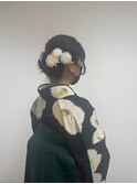 【BelleCoupes】着付けヘアセット 卒業式袴