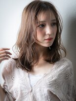 カバーヘア ブリス 大宮西口(COVER HAIR bliss)&nbsp;グレーベージュエアリーミディヘルシースタイルs大宮30代40代