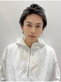 メンズベリーショートスパイキーショート短め丸顔面長K20240112