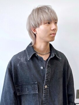 エマエコル(Emma ecole) Emma ecole メンズハイトーンカラー/シルバーベージュ byクボ