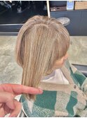 【mod's hair 仙台長町店】-5歳脱白髪染めカラー(越後裕介)