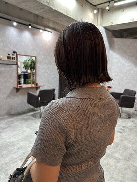 シールドヘアー 沖縄 新都心(C'LD Hair) 【C’LD 】切りっぱなしボブ/ぷっつりボブ/ぷつっとボブ/ボブ