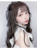 オリジンズヘアーセカンド 守谷店(Origins hair 2nd)&nbsp;おでかけアレンジヘア×チャコール系アッシュカラー×BYKARTE TR