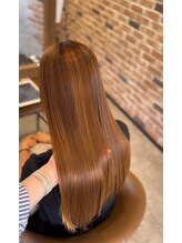 髪質改善ストレート <お客様スナップ>【髪質改善/縮毛矯正/トリートメント/ヘッドスパ/ボブ/白髪ぼかし】