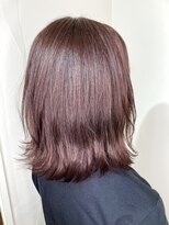 アクト 三鷹店(ACT)&nbsp;外ハネミディアムピンクベージュ