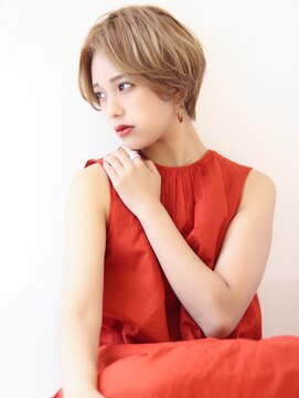 オーロ 宝塚店(ORO) 20代30代40代50代ボブルフネビージュ小顔ワンレンショート