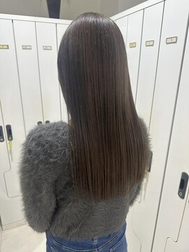 クロップ エス 茅ヶ崎本店(crop es) ブラウンカラー顔まわり