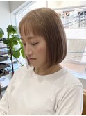 【立町メアリーバイメリー】☆ミルクティーベージュ×ミニボブ☆