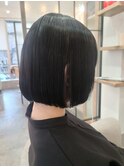 ブラックカラー/ミニボブ/トーンダウン/SHEERalun新小岩店