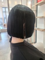 シアアルン 新小岩店(SHEER alun)&nbsp;ブラックカラー/ミニボブ/トーンダウン/SHEERalun新小岩店