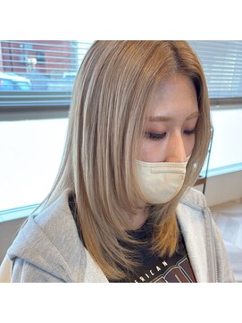 エムコレクション 丸亀店 レイヤーカット/レイヤー/ベージュ