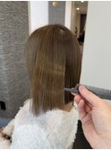 質感再整カラー アッシュベージュ