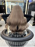 ミルクティー.ホワイトグレージュ.ミニウルフ.チェリーブラウン