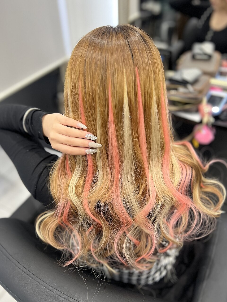 プルエクステでギャルメッシュ / YUDU：L252062773｜ヘアーデザイン