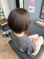 レアレア ヘアアンドライフ(LeaLea)&nbsp;着物ヘア/大人ガーリー/ダークアッシュ/似合わせカット/伊丹