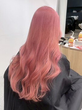 ベレーザ 渋谷神南(Beleza) 16325ブリーチ＆ダブルカラー渋谷ホワイトピンクモーヴピンク