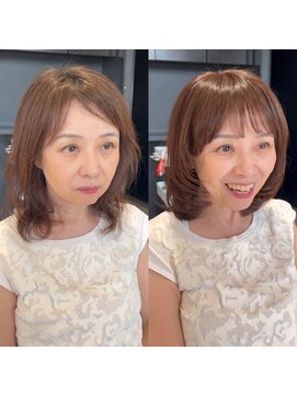 アンジュレーブ(AngeReve) 前髪カット・顔周りカットで大変身★レイヤーカットお任せ下さい