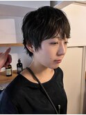 小顔に見せるヘア/セミウェットショート/久屋大通