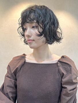 ナウアズ(now as.) カットにこだわり◎ニュアンスボブパーマ【mayu】【明石駅3分】
