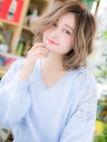 カバーヘア ブリス 大宮西口(COVER HAIR bliss) 外国人風ハイライト根元パーマこなれボブレイヤーh4大宮10代20代