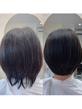 ミニ(MINI)の写真/【白髪を隠す。から活かすカラーへ】白髪染めではできなかった明るさや色味、デザインをご提案いたします◎